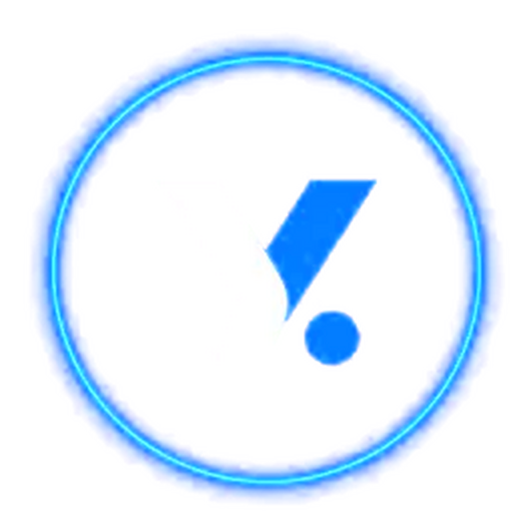 Símbolo YOUTECH com auréola azul
